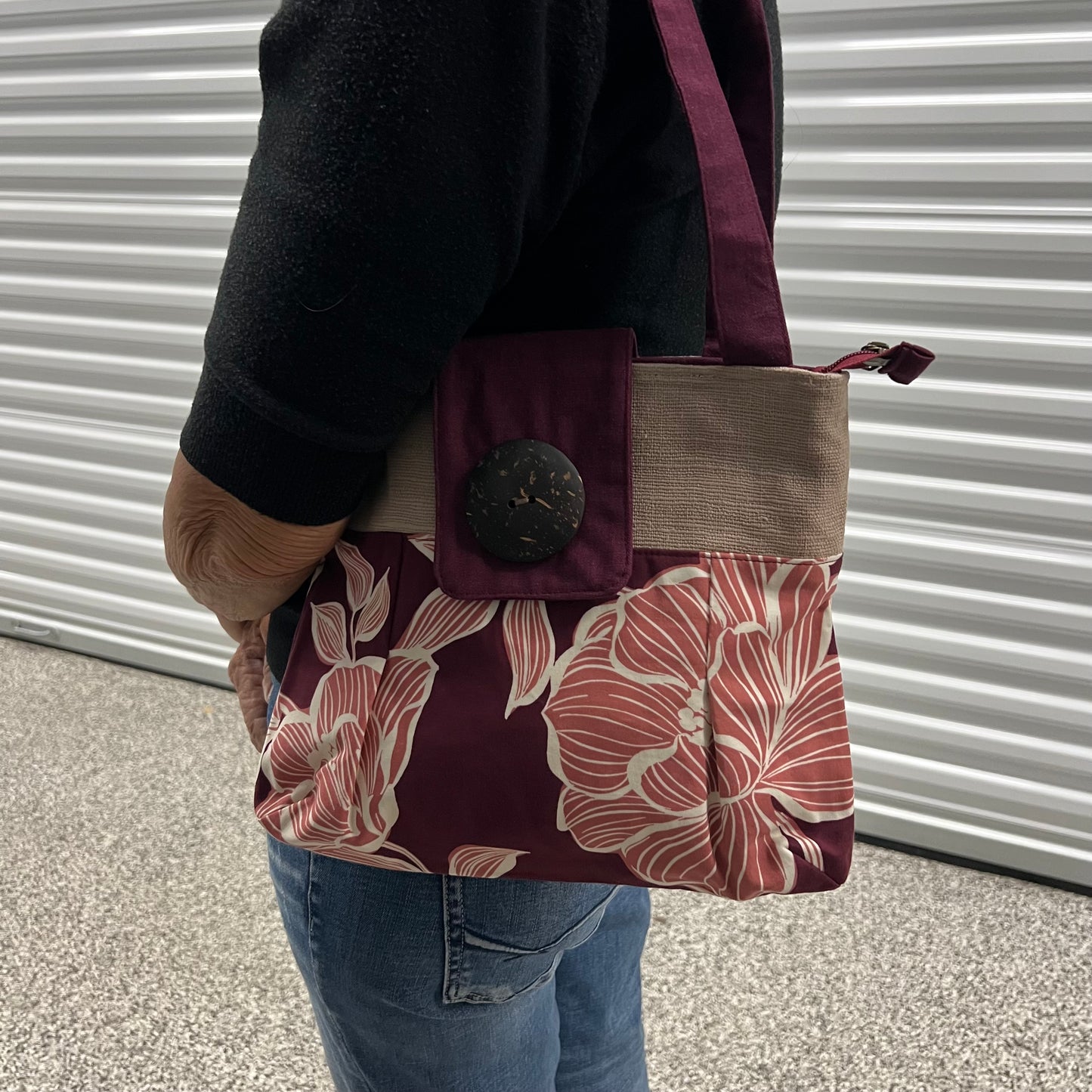 Button Shoulder Bag