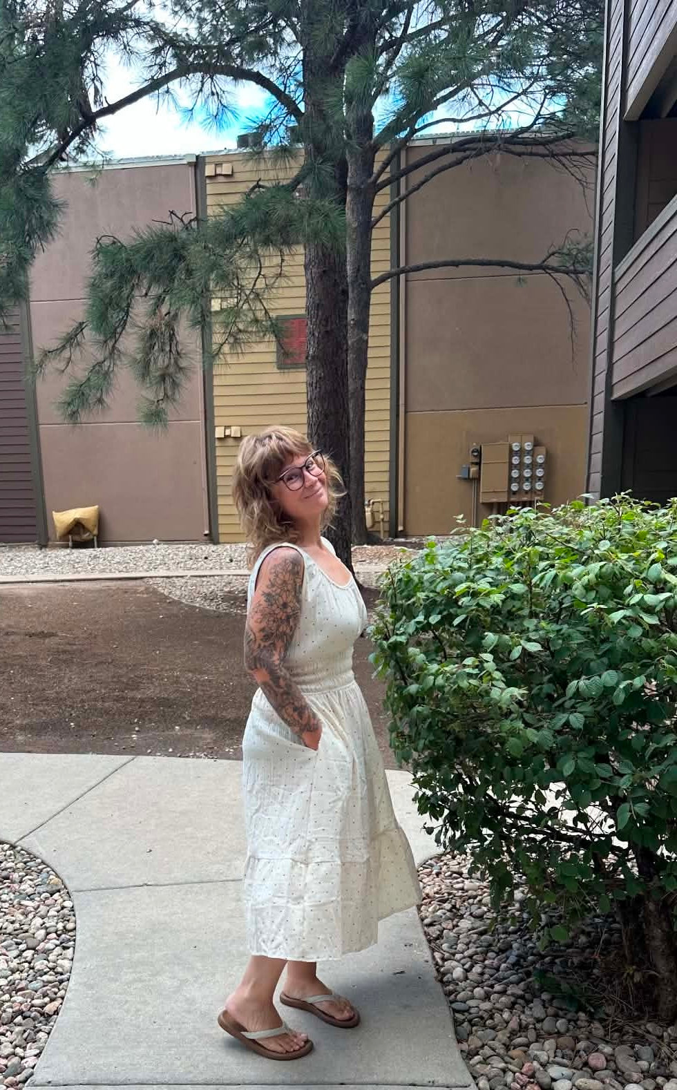 Cotton Gauze Dress