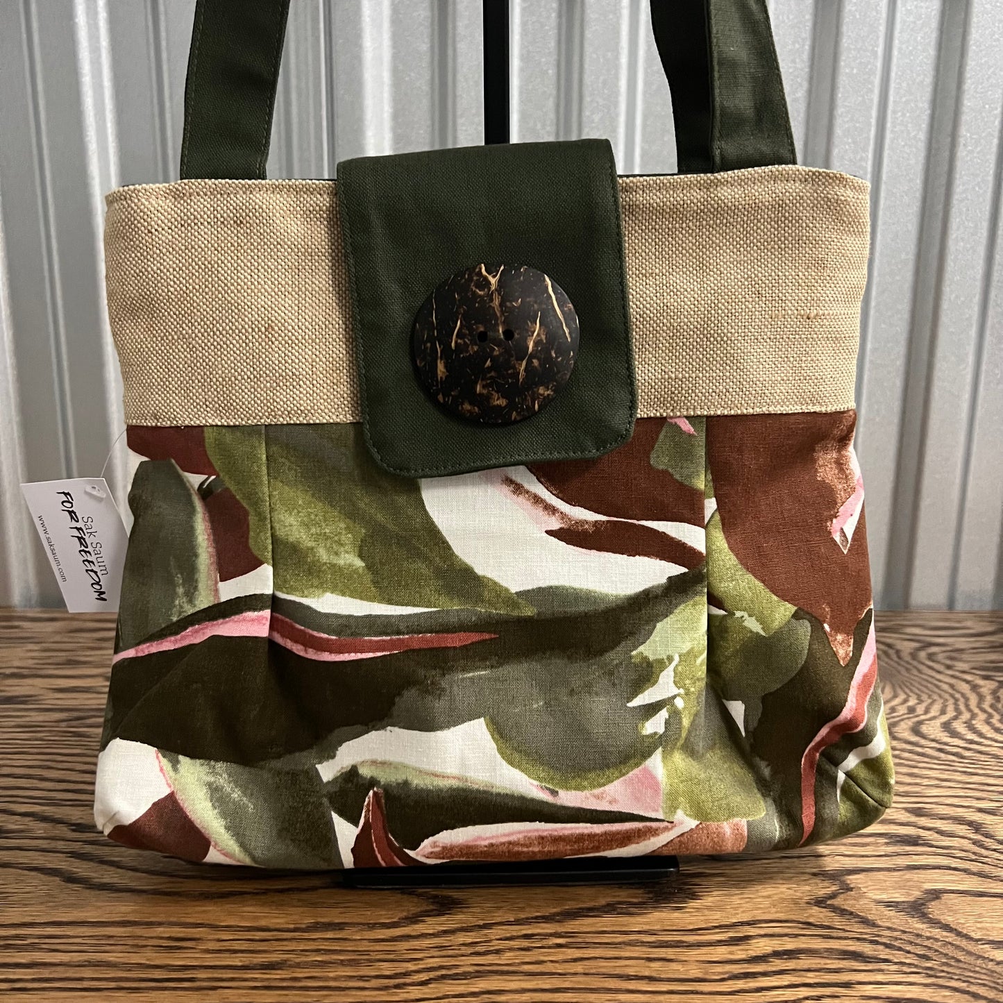 Button Shoulder Bag
